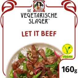 Jumbo De Vegetarische Slager Let it Beef Vegan 160 g aanbieding