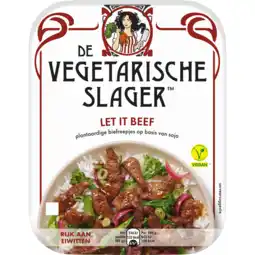 Jumbo De Vegetarische Slager Let it Beef Vegan 160 g aanbieding