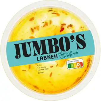 Jumbo Jumbo's Labneh met Vadouvan Specerijenmix 125 g aanbieding