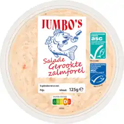 Jumbo Jumbo's Salade Gerookte Zalmforel 125 g aanbieding