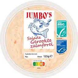 Jumbo Jumbo's Salade Gerookte Zalmforel 125 g aanbieding
