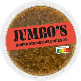 Jumbo Jumbo's Bospaddenstoelenpesto 100 g aanbieding