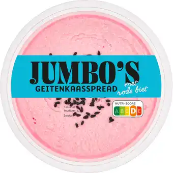 Jumbo Jumbo's Geitenkaasspread met Rode Biet 125 g aanbieding