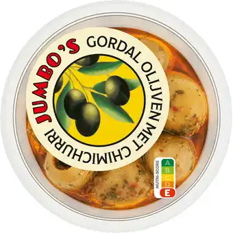 Jumbo Jumbo's Gordal Olijven met Chimichurri 150 g aanbieding