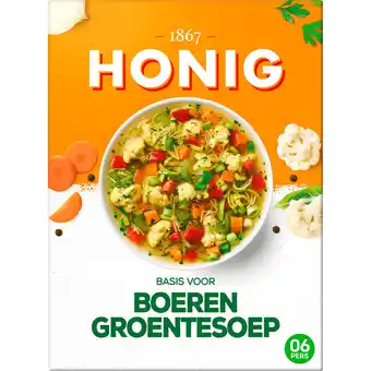 Jumbo Honig Maaltijdmix voor Boeren Groentesoep 41 g aanbieding