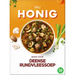 Jumbo Honig Maaltijdmix voor Deense Rundvleessoep 74 g aanbieding