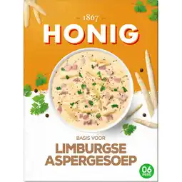 Jumbo Honig Soep in Droge Vorm Limburgse Aspergesoep 106g aanbieding
