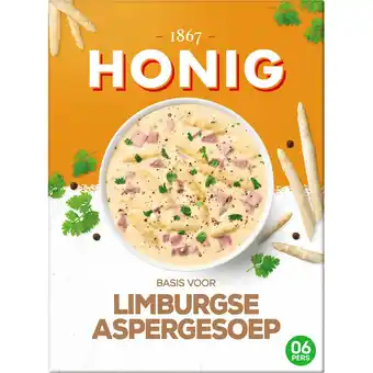 Jumbo Honig Soep in Droge Vorm Limburgse Aspergesoep 106g aanbieding