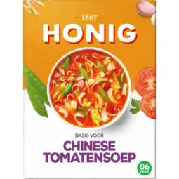 Jumbo Honig Maaltijdmix voor Chinese Tomatensoep 112 g aanbieding