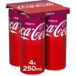 Jumbo Coca-Cola Cherry 4 x 250 ml aanbieding