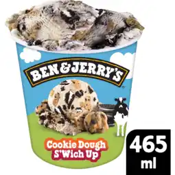 Jumbo Ben & Jerry's IJs Cookie Dough S'Wich Up 465 ml aanbieding