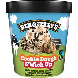 Jumbo Ben & Jerry's IJs Cookie Dough S'Wich Up 465 ml aanbieding