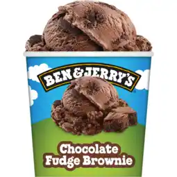 Jumbo Ben & Jerry's IJs Chocolate Fudge Brownie 465ml aanbieding