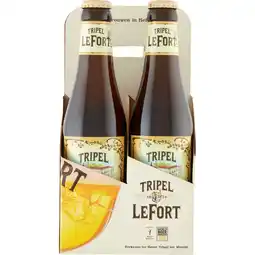 Jumbo LeFort - Tripel - Fles - 4 x 330ML aanbieding
