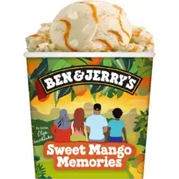 Jumbo Ben & Jerry's Mango Memories 465ML aanbieding
