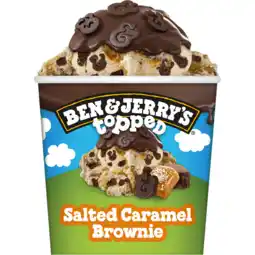 Jumbo Ben & Jerry's IJs Topped Salted Caramel Brownie 438 ml aanbieding