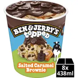 Jumbo Ben & Jerry's IJs Topped Salted Caramel Brownie 438 ml aanbieding