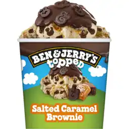 Jumbo Ben & Jerry's IJs Topped Salted Caramel Brownie 438 ml aanbieding