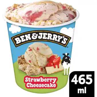 Jumbo Ben & Jerry's IJs Strawberry Cheesecake 465 ml aanbieding