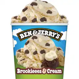 Jumbo Ben & Jerry's IJs Brookieees & Cream 465 ml aanbieding