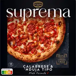 Jumbo Dr. Oetker Suprema Pizza Calabrese Salami & 'Nduja Tipo 454g aanbieding