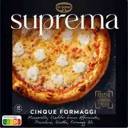 Jumbo Dr. Oetker Suprema Pizza Cinque Formaggi 424g aanbieding