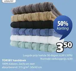 Jysk Torsby handdoek aanbieding