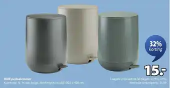 Jysk Oxie pedaalemmer aanbieding