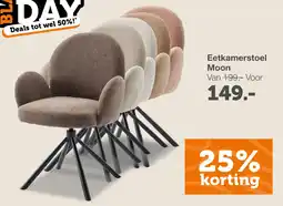 Woonexpress Eetkamerstoel Moon aanbieding