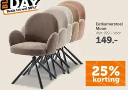 Woonexpress Eetkamerstoel Moon aanbieding