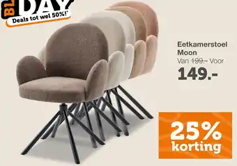 Woonexpress Eetkamerstoel Moon aanbieding