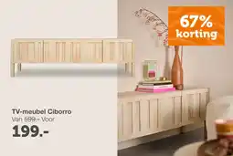 Woonexpress TV-meubel Ciborro aanbieding