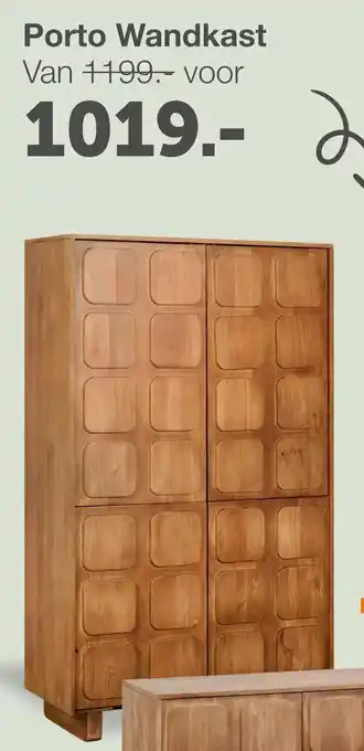 Woonexpress Porto Wandkast aanbieding