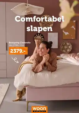 Woonexpress Boxspring Cinderella aanbieding