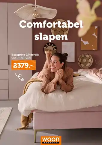 Woonexpress Boxspring Cinderella aanbieding