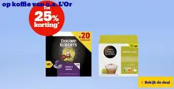 Bol.com Op koffie van o.a. L'Or aanbieding