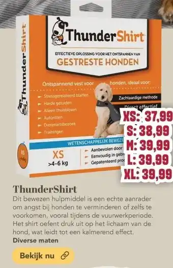 Discus ThunderShirt aanbieding