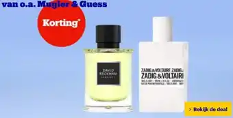 Bol.com Van o.a. Mugler & Guess aanbieding