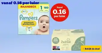Bol.com Vanaf 0.16 per luier aanbieding