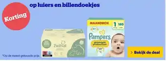 Bol.com Luiers en billendoekjes aanbieding