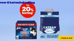 Bol.com Voer & kattenbakvulling aanbieding