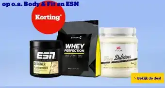 Bol.com Op o.a. Body & Fit en ESN aanbieding