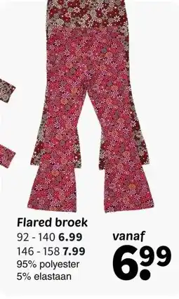 Wibra Flared broek aanbieding