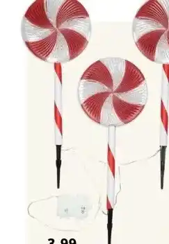 Wibra LED tuinverlichting zuurstokken aanbieding