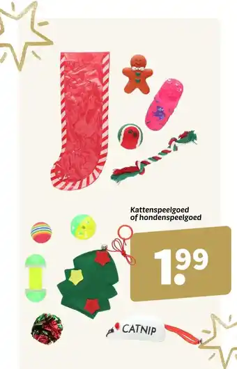 Wibra Kattenspeelgoed of hondenspeelgoed aanbieding