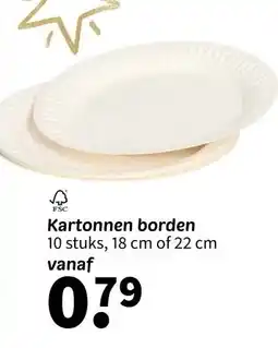 Wibra Kartonnen borden aanbieding