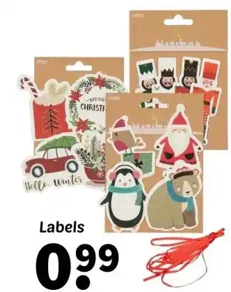 Wibra Labels aanbieding