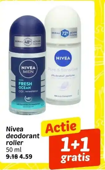 Wibra Nivea deodorant roller aanbieding