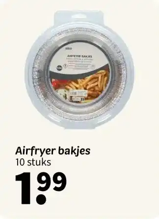 Wibra Airfryer bakjes aanbieding