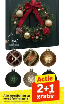 Wibra Alle kerstballen en kerst funhangers aanbieding